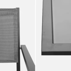 Table De Jardin Aluminium Et Textilène, 8 Chaises Empilables Couleur : Anthracite / Gris 13 Table De Jardin Aluminium Et Textilène, 8 Chaises Empilables Couleur : Anthracite / Gris -Mobilier de maison af180r8at 645206fc5c4584cd77f20589d6c631d4