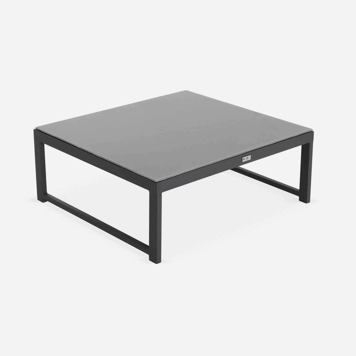 Salon De Jardin D'angle Aluminium 5 Places Couleur : Anthracite / Taupe 4 Salon De Jardin D'angle Aluminium 5 Places Couleur : Anthracite / Taupe â Image 4