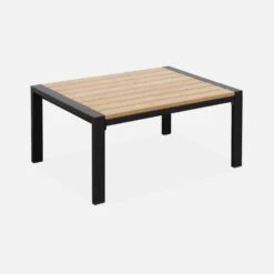 Salon De Jardin Aluminium Et Polywood 4 Places Couleur : Gris Foncé -Mobilier de maison afpw3101atgy 06a66a35f9af495fa0b62f1b052552b5