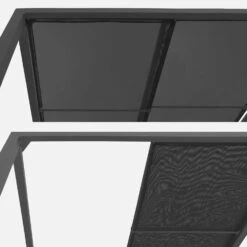 Lit De Jardin Aluminium, 2 Matelas Inclinables, Toit Avec Panneaux Amovibles Couleur : Anthracite / Anthracite -Mobilier de maison afsunbedat e14ccfd1f13d44953ad1cbac42c639c9