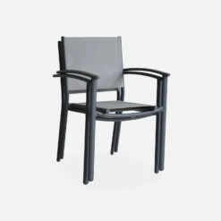 Fauteuils De Jardin Empilables Aluminium Et Textilène (lot De 2) Couleur : Gris Clair -Mobilier de maison aftxchrx2atgy 6fe5a2f9e58d986a9b1e648221977ec5