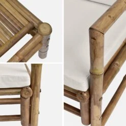 Salon De Jardin Bambou 4 Places -Mobilier de maison bamb3101nat 18bf3f33cc46ae09e70dc9313abd3db8