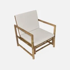 Salon De Jardin Bambou 4 Places -Mobilier de maison bamb3101nat 2da45e1a66f90d5ee752dfa99a0a9b37