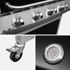 Barbecue Gaz 5 Brûleurs Dont 1 Feu Latéral Couleur : Noir 13 Barbecue Gaz 5 Brûleurs Dont 1 Feu Latéral Couleur : Noir -Mobilier de maison bbq3594bk 8443ec91fea243d0ce25752b97cb5b32