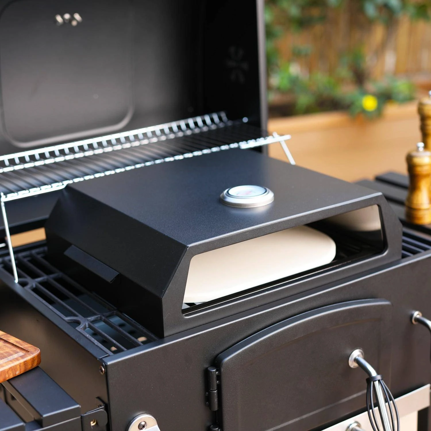 Four à Pizza Portatif Pour Barbecue Gaz Et Charbon 2 Four à Pizza Portatif Pour Barbecue Gaz Et Charbon – Image 2