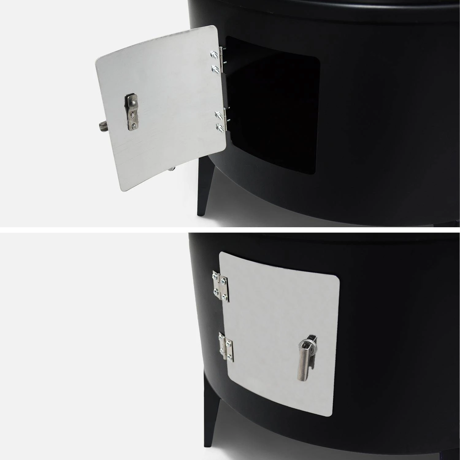 Barbecue Fumoir Charbon De Bois Ø38cm 6 Barbecue Fumoir Charbon De Bois Ø38cm – Image 6