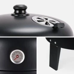 Barbecue Fumoir Charbon De Bois Ø38cm 13 Barbecue Fumoir Charbon De Bois Ø38cm -Mobilier de maison bbqsmk80bk f86ce8c7fffb862bedf23dbf55b41a07