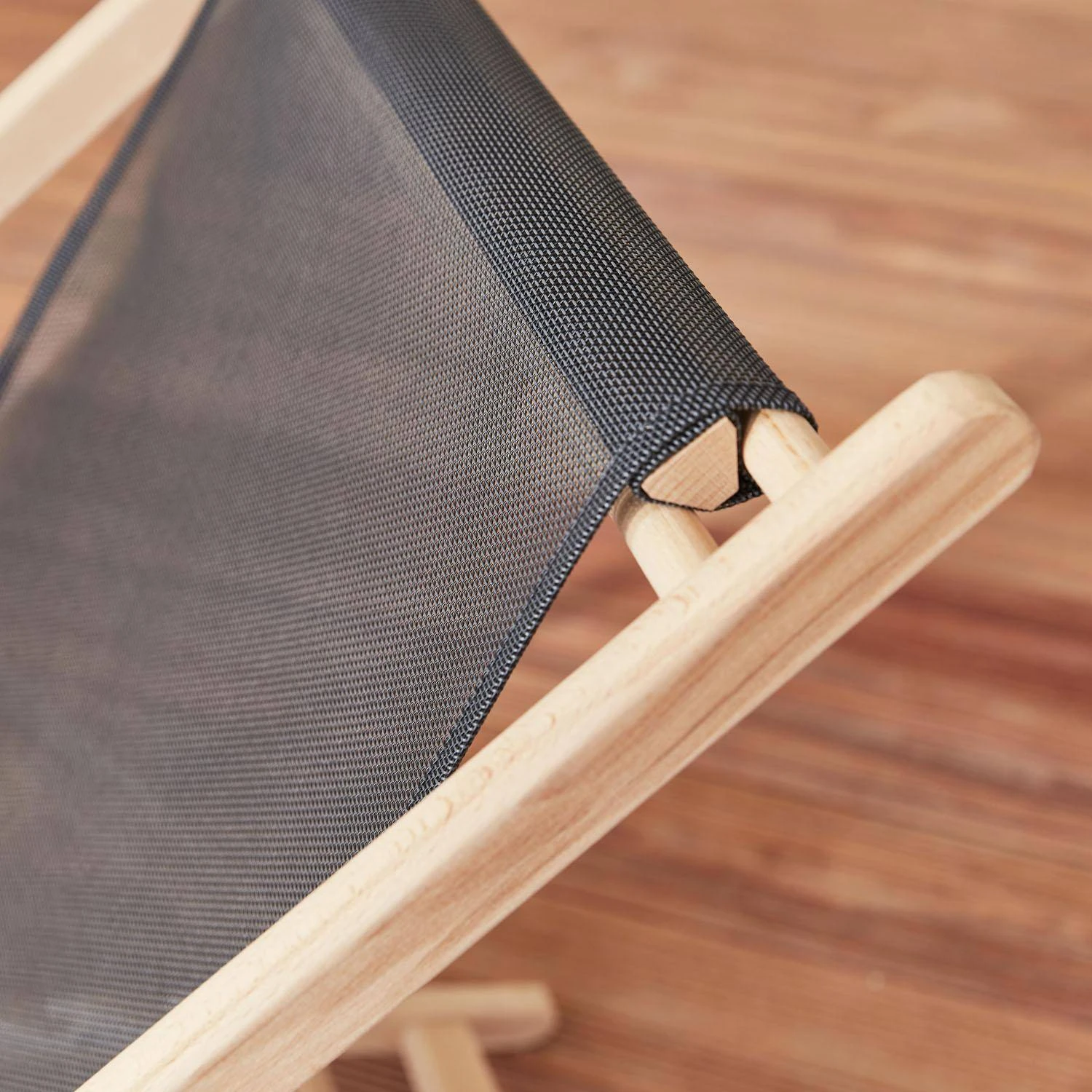 Chilienne Bois Et Textile Batyline®, Multi Positions 2 Chilienne Bois Et Textile Batyline®, Multi Positions – Image 2