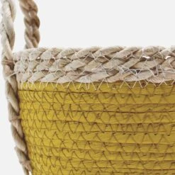 Lot De 3 Paniers Cache Pots Couleur : Jaune -Mobilier de maison bfpx3yel dea8791cc5b85dc67dfad1c7a6f8eddb