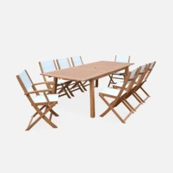 Table De Jardin Extensible Bois 8 à 10 Places -Mobilier de maison ec240r8 6fff365ead8b026ce71c2caa7b760fa0