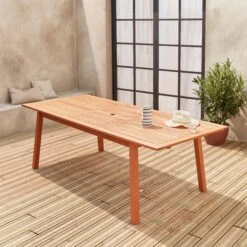 Table De Jardin Extensible Bois 8 à 10 Places -Mobilier de maison ec240r8 f630aa499d88fd6cef623c650223fe2f