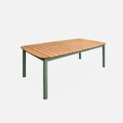Table De Jardin Extensible Bois Et Métal 6 à 8 Places -Mobilier de maison ecxtp190seggy 260a6d4659d4209eda5f9bf4fb3ccb6c