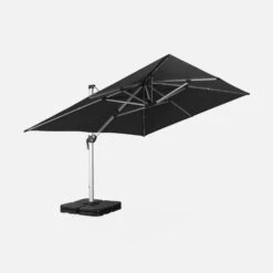 Parasol Déporté Rectangulaire 3x4m Couleur : Anthracite -Mobilier de maison hdu3x4dkgy a2c56c15ee06e8a3a0ea3c93e1d3965e