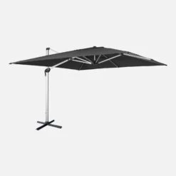 Parasol Déporté Carré 4x4m Couleur : Anthracite -Mobilier de maison hdu4x4dkgy d986dbd539c7d8ca7104aa7ffef0ef87