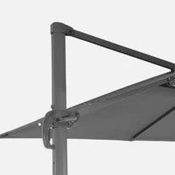 Parasol Déporté Rectangulaire 3x4m Couleur : Gris -Mobilier de maison hukd3x4gy 31f623068eaff068a31d183c3eab05ed