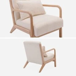 Fauteuil Scandinave En Bois Et Tissu Bouclette Texturée 6 Fauteuil Scandinave En Bois Et Tissu Bouclette Texturée -Mobilier de maison iacscachbc 280da367fa1bf09a6fc3e2387d452095