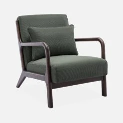 Fauteuil Scandinave Velours Côtelé Et Bois D'hévéa Wengé 8 Fauteuil Scandinave Velours Côtelé Et Bois D'hévéa Wengé -Mobilier de maison iacscadwlcrgre 8f3c972bee667d8cc12c45c0b3014ed8