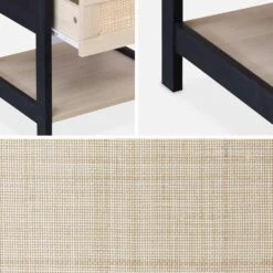 Table De Chevet Scandinave Effet Bois Et Cannage (lot De 2) 9 Table De Chevet Scandinave Effet Bois Et Cannage (lot De 2) -Mobilier de maison ibcanbesidex2 48a6fe95cab3713ccd491c3ec56cb0bd