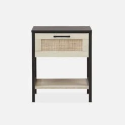 Table De Chevet Scandinave Effet Bois Et Cannage (lot De 2) 7 Table De Chevet Scandinave Effet Bois Et Cannage (lot De 2) -Mobilier de maison ibcanbesidex2 bc36d050d9321ab90ac43a4e88bf3ba3