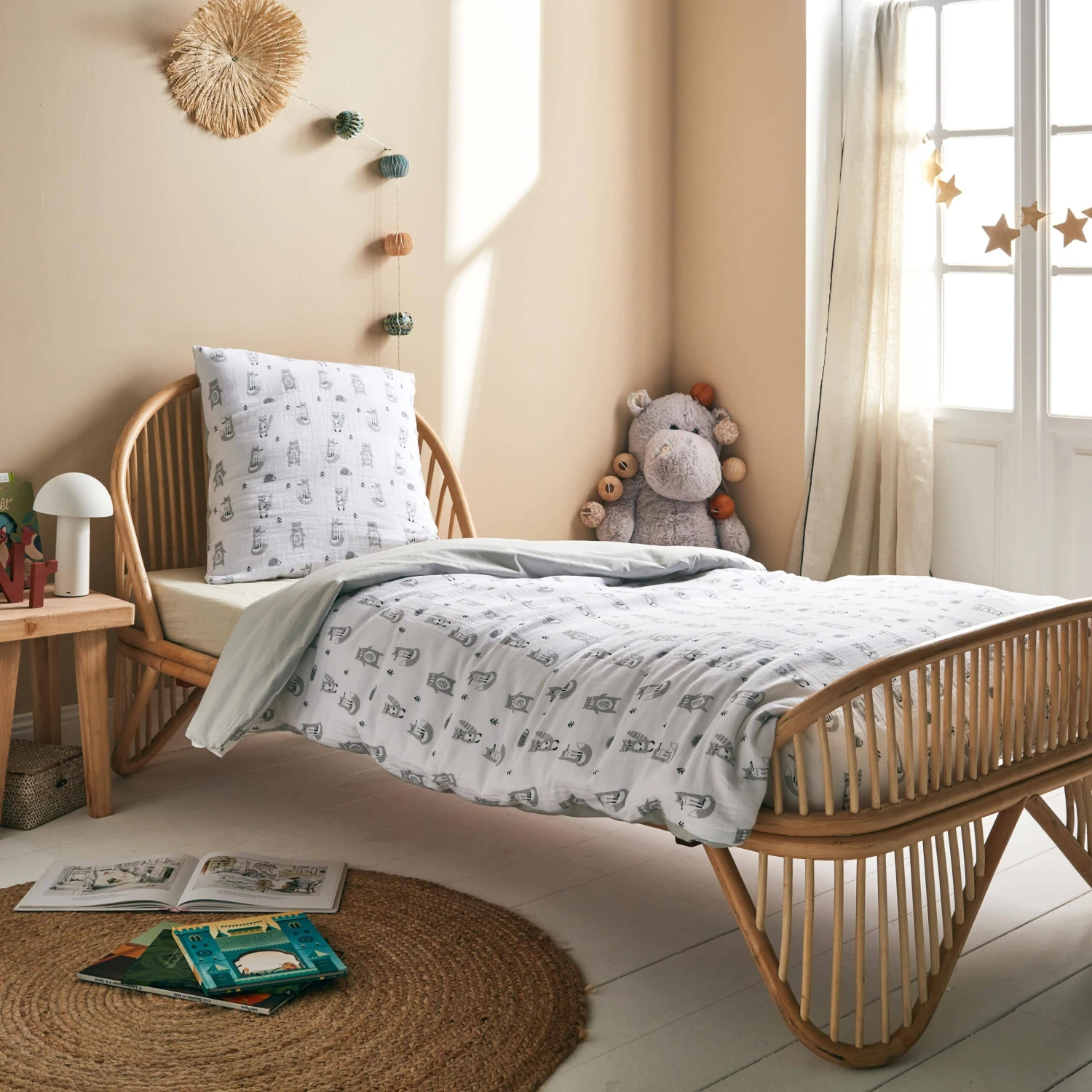 Parure De Lit Enfant, Réversible 140 X 200 Cm 1 Parure De Lit Enfant, Réversible 140 X 200 Cm