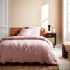 Parure De Lit Gaze De Coton Rose