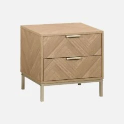 Table De Chevet Effet Bois Décor Chevrons -Mobilier de maison ibudbedside 393abd00f9748e59a5c42a8b76d22e58