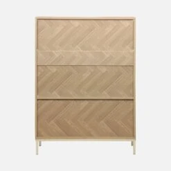 Vaisselier Effet Bois Décor Chevrons 2 Portes -Mobilier de maison ibudcabinet 7a7dcf81d1b29fb9f099519e534d2637