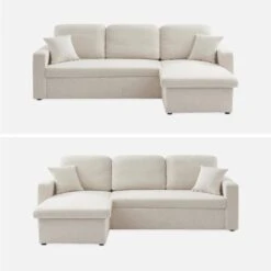 Canapé Convertible 3 Places Bouclettes Blanches 14 Canapé Convertible 3 Places Bouclettes Blanches -Mobilier de maison iccsofaboucl a7c7337c20ba41b935b642a649b2a831