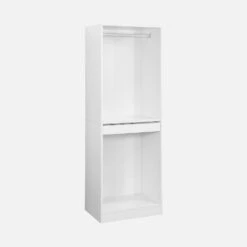Module Dressing Avec Penderie Et Porte-pantalons Couleur : Blanc -Mobilier de maison idrestrailwh e8b068101b339247a60b0642aebbe284