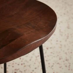 Tabouret De Bars Bois De Manguier Et Acier, Repose Pieds, 65cm (lot De 4) Couleur : Teinté Noyer 10 Tabouret De Bars Bois De Manguier Et Acier, Repose Pieds, 65cm (lot De 4) Couleur : Teinté Noyer -Mobilier de maison ijabst65x4wal 1e497e0d6b5dfe5427e54349d2368031