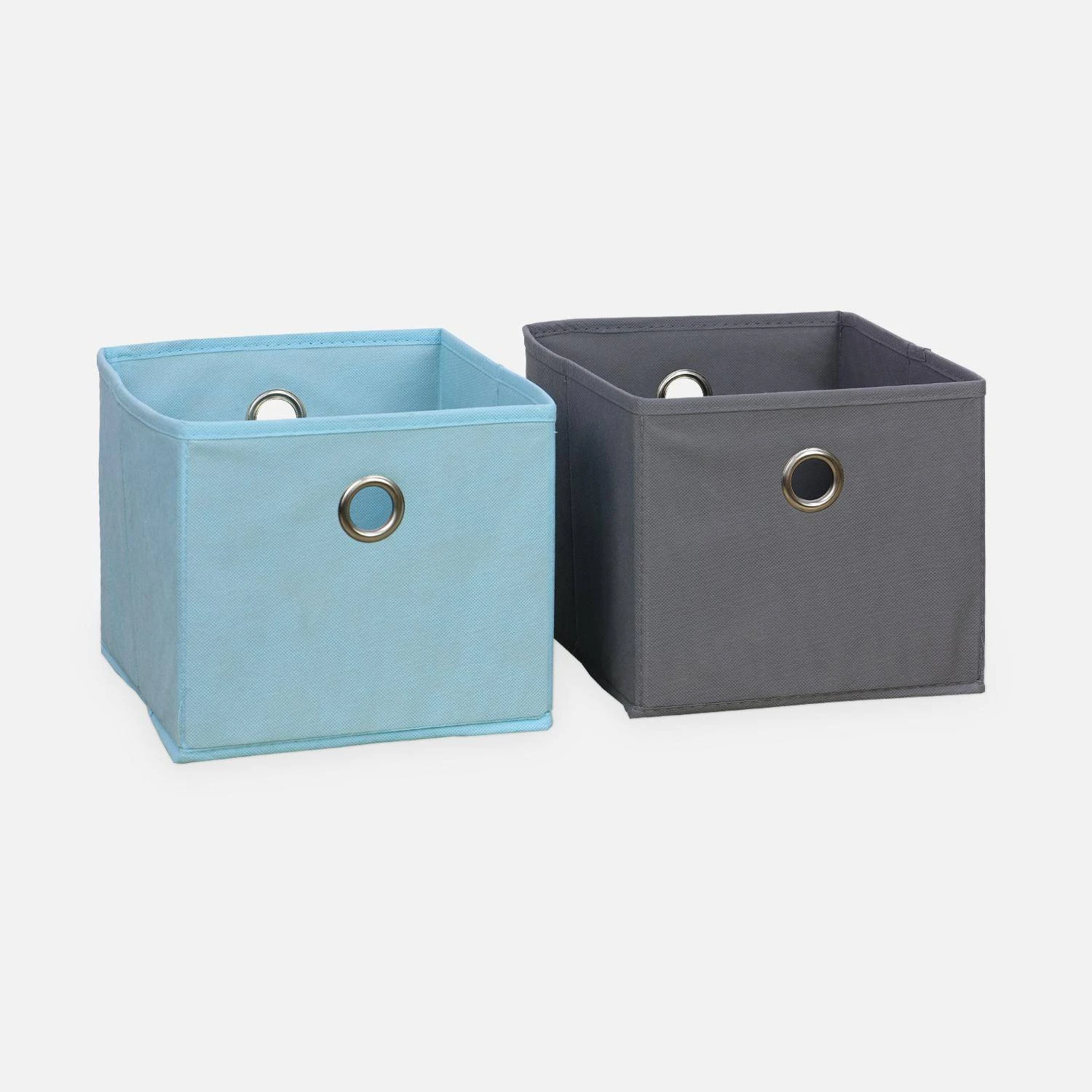Meuble Rangement Enfant 6 Paniers Couleur : Bleu 6 Meuble Rangement Enfant 6 Paniers Couleur : Bleu – Image 6