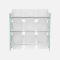 Lot De 2 Meubles De Rangement Jouet, 18 Casiers Couleur : Vert Céladon -Mobilier de maison ikscandiougcx2 8e61dad41e924686517efadbabbfee4d