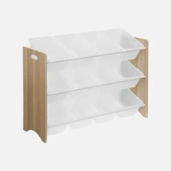 Meuble De Rangement Jouet Avec 12 Casiers Couleur : Naturel -Mobilier de maison ikscandioul12 acc139fa0f87784a4512ef4d4c4c4784