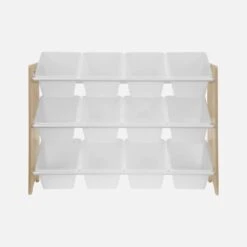 Meuble De Rangement Jouet Avec 12 Casiers Couleur : Naturel -Mobilier de maison ikscandioul12 b726863295bebfe1c7735121a14d5028
