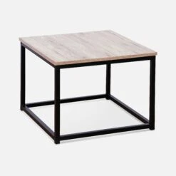 Table Gigogne Encastrable Métal Et Effet Bois (lot De 3) Couleur : Bois -Mobilier de maison ilfctgigbn dd2c37006af1b25416ddfc34f40c426c