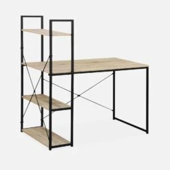 Bureau Bibliothèque Effet Bois Avec étagères 12 Bureau Bibliothèque Effet Bois Avec étagères -Mobilier de maison ilfdesk113bn 450f3418be6e00ed7fe67f5b0d477baa