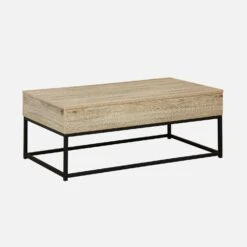 Table Basse Industrielle Effet Bois Plateau Relevable -Mobilier de maison ilfliftct100bn 4cd81cbae929624137a0e15d8a938c4d