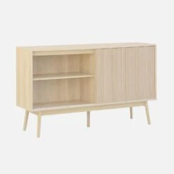 Buffet Scandinave Effet Bois 2 Portes 150 Cm Couleur : Bois Clair -Mobilier de maison ilinbuffetl dbfda7262e37d31b47fffed646d3fc28
