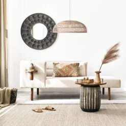 Suspension En Rotin Naturel Ø60cm 6 Suspension En Rotin Naturel Ø60cm -Mobilier de maison ilumpan60rot 6af894225322e78f37d041eb4a2be2c0