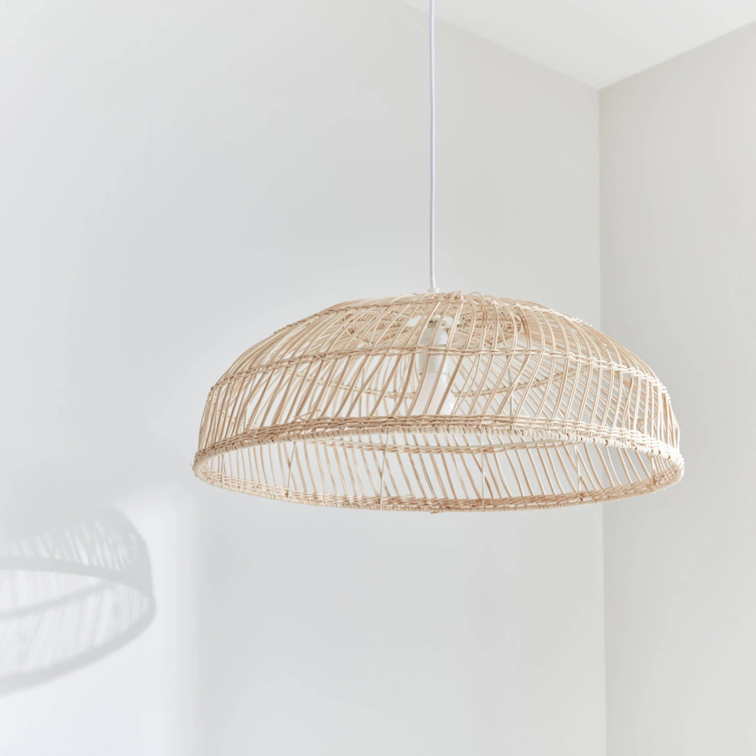 Suspension En Rotin Naturel Ø60cm 2 Suspension En Rotin Naturel Ø60cm – Image 2