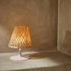 Lampe LED Nomade Sans Fil Intérieur/extérieur, En Bambou