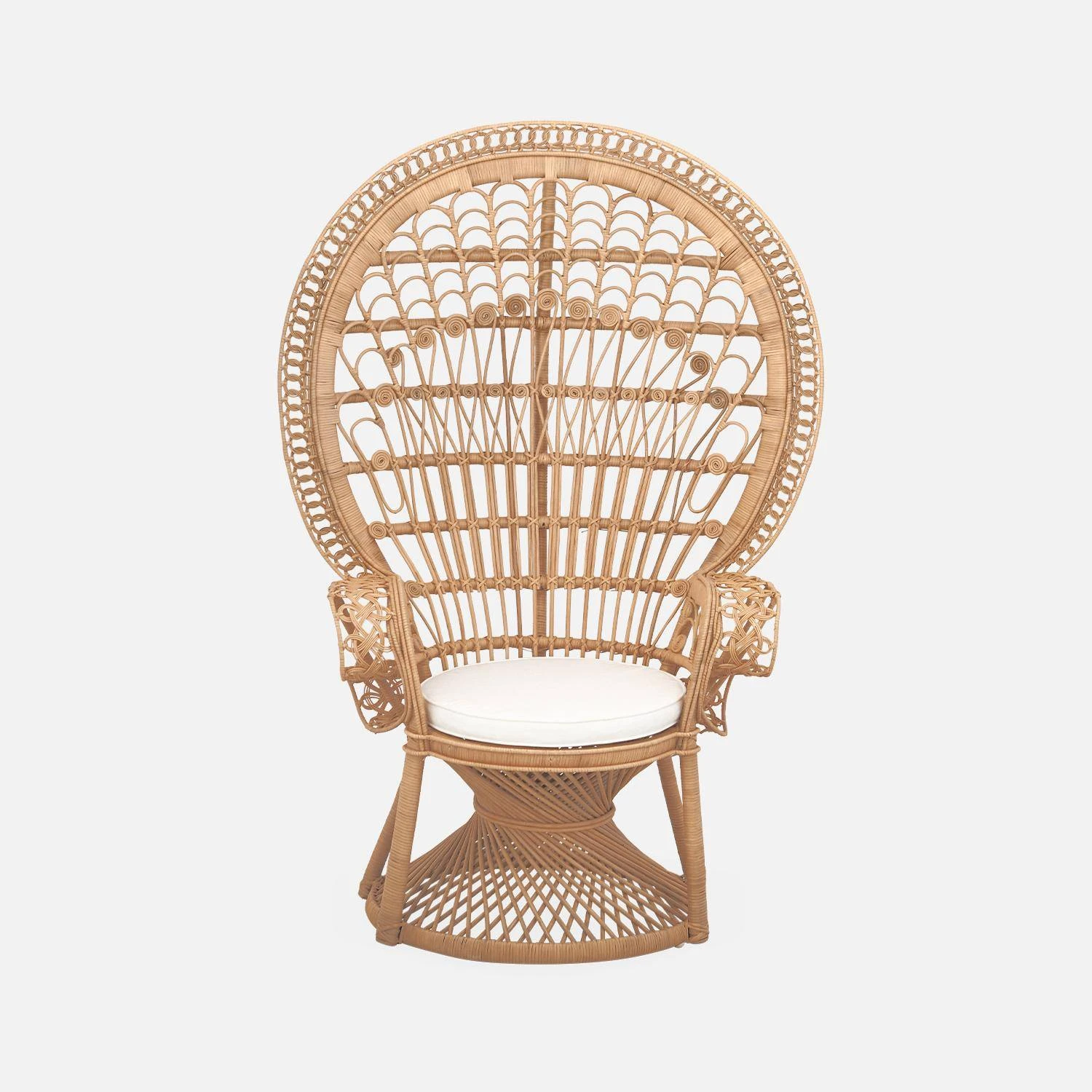 Fauteuil Vintage En Rotin 3 Fauteuil Vintage En Rotin – Image 3