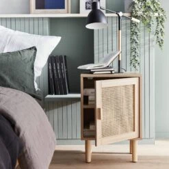 Lot De 2 Tables De Chevet En Cannage -Mobilier de maison inatbedsidex2 16a9a7bda7f060de6160452f9ac2a159