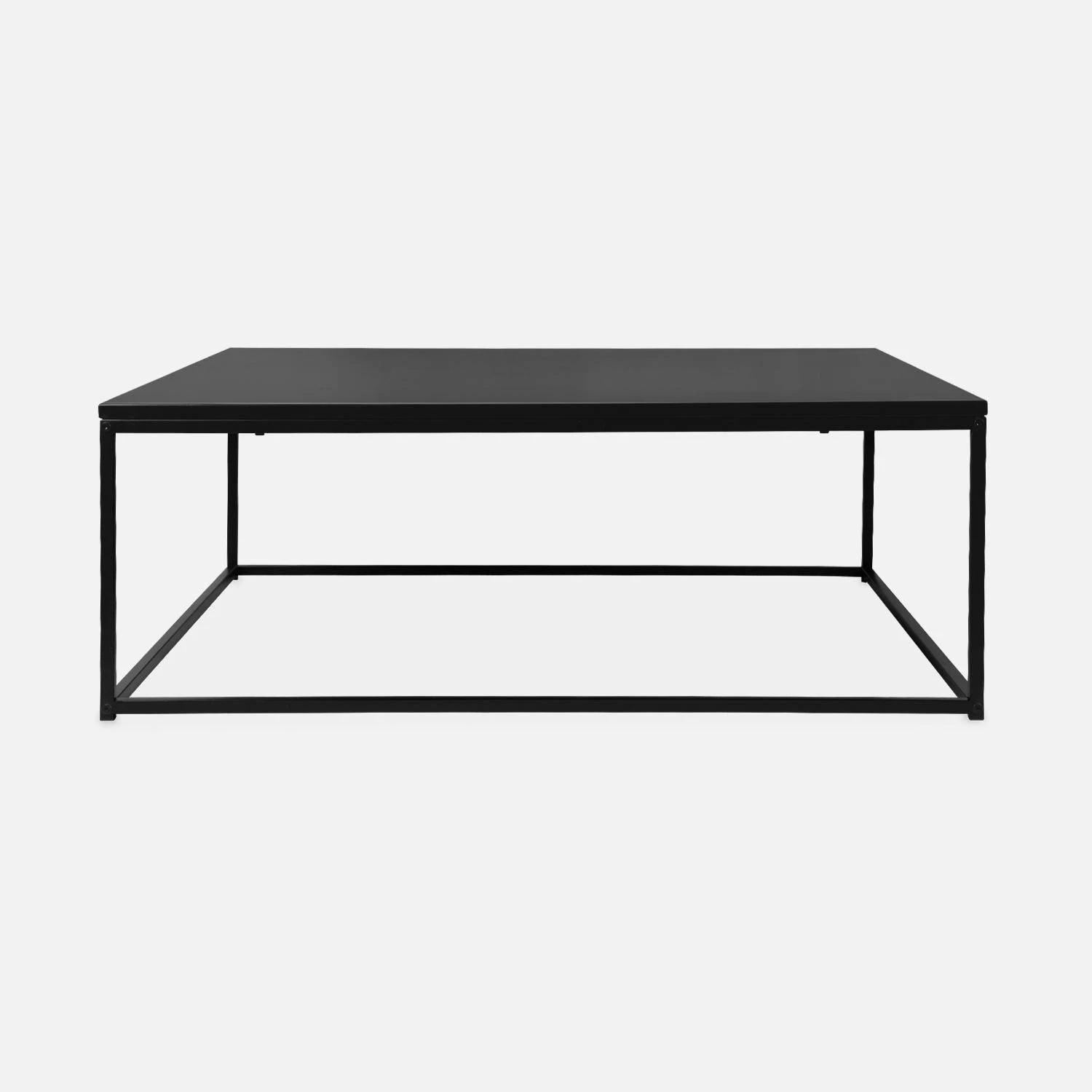 Table Basse En Métal Noir Mat 4 Table Basse En Métal Noir Mat – Image 4