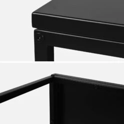 Table Basse En Métal Noir Mat 11 Table Basse En Métal Noir Mat -Mobilier de maison indusqct100bk d91b46b266471491e43f178f8c8d189d