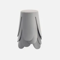 Set De 4 Tabourets Empilables Bouclette Texturée Couleur : Gris Clair -Mobilier de maison inikstx4bcllg a7af486a3e8df40d026a7324ac1d6122