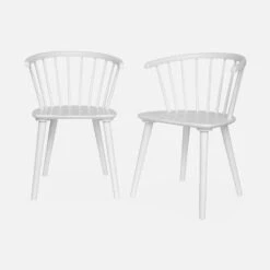 Chaise à Barreaux En Bois Et Contreplaqué (lot De 2) Couleur : Blanc 8 Chaise à Barreaux En Bois Et Contreplaqué (lot De 2) Couleur : Blanc -Mobilier de maison ipauchrx2wh 7612a5b0836809d6bca5e7cdfca7747b
