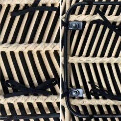 Chaise Métal Et Rotin Naturel (lot De 2) Couleur : Noir -Mobilier de maison irawchrbkx2 4dcb1980ad1a62055a7e11edba3e2278