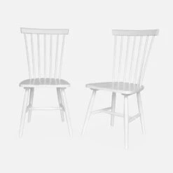 Chaise Bois D'hévéa (lot De 2) Couleur : Blanc 8 Chaise Bois D'hévéa (lot De 2) Couleur : Blanc -Mobilier de maison iromchrx2wh ec268dd196ce3c85aaae50977c1a759d