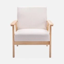 Fauteuil Scandinave Bois Et Tissu Couleur : Crème 11 Fauteuil Scandinave Bois Et Tissu Couleur : Crème -Mobilier de maison iskacls1bg 07ac1c120d7ef1c38009482cbe321a5e